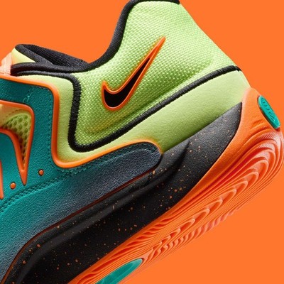 オレンジグリーン Nike KD 18 NRG New Timeline Clear Jade Lime Nby HV1993-301 Men's