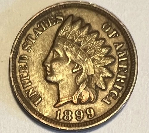1899 EF INDIAN HEAD CENT