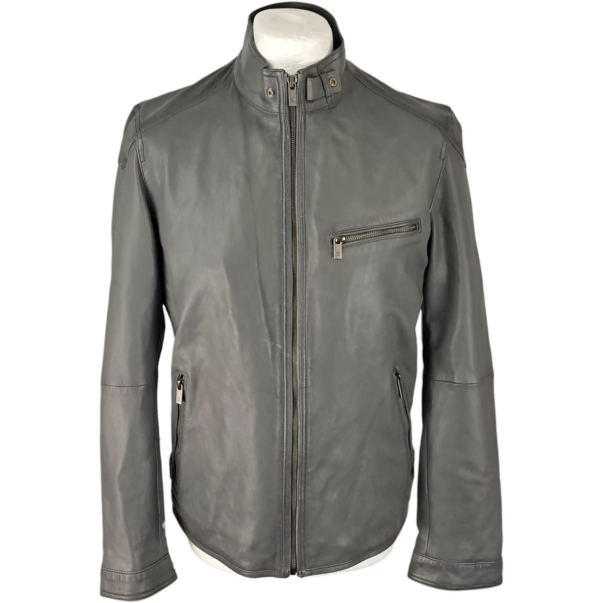 Massimo Dutti Coats, Jackets & Vests Leather Outer Shell for Men