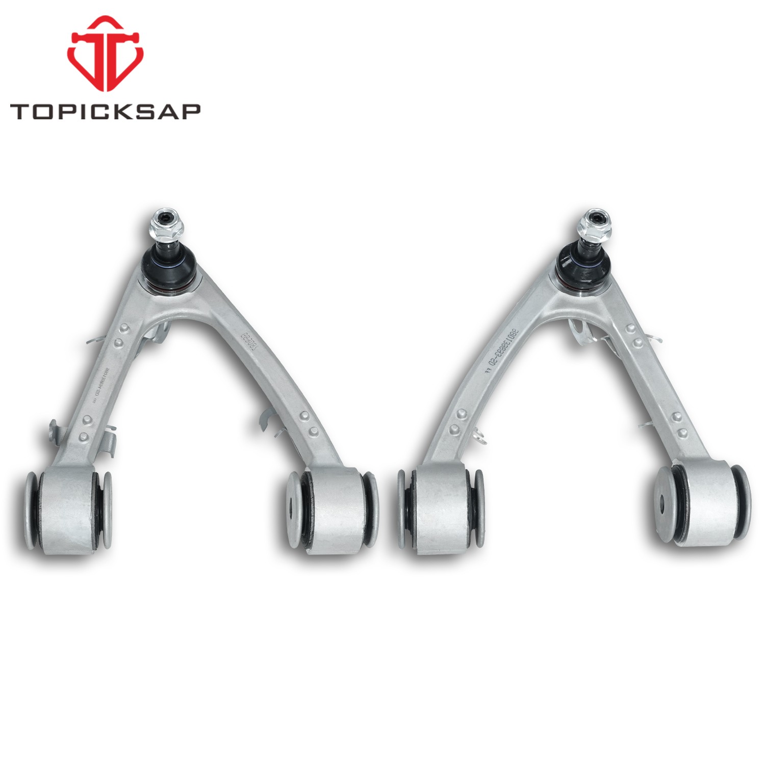 Pair Front Upper Control Arms For 2008-2018 Maserati GranTurismo Quattroporte