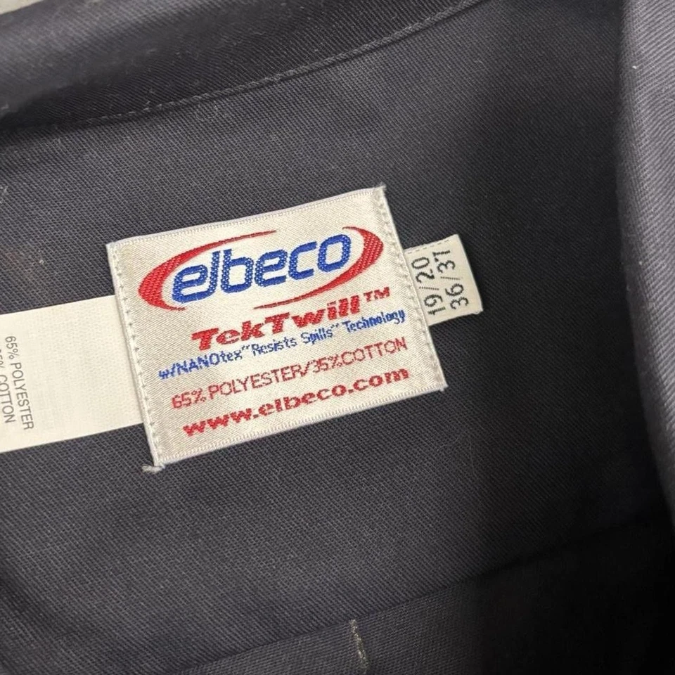 Elbeco Security officer workwear shirt vintage Size Fits 4XL - Image 3 of 4