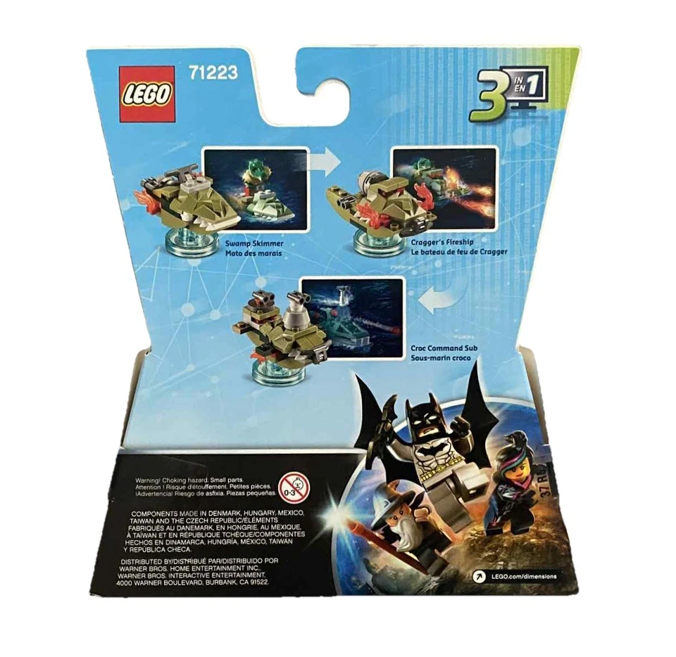 Lego Dimensions: Legends of Chima: Cragger Fun Pack (71223) Sealed New - Image 2 of 2