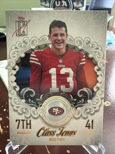 2025 Topps Signature Brock Purdy Base (RAW)