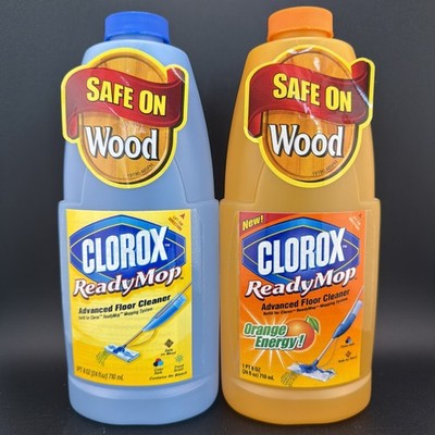 Clorox Ready Mop Advanced Floor Fresh & Orange Energy Cleaner Refills 24 oz 2 PK