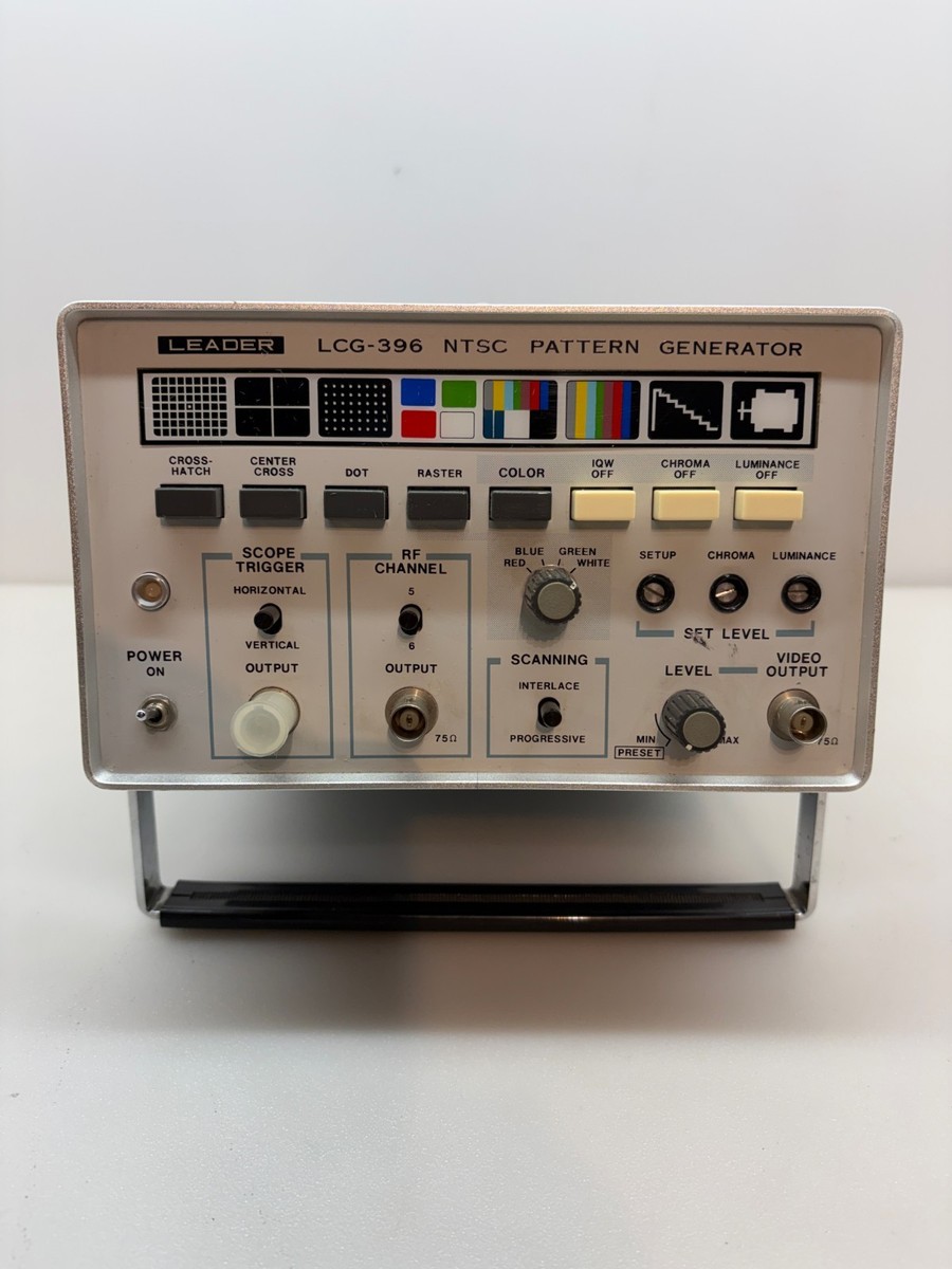 LEADER LCG-396 NTSC Pattern Generator Free Shipping | eBay