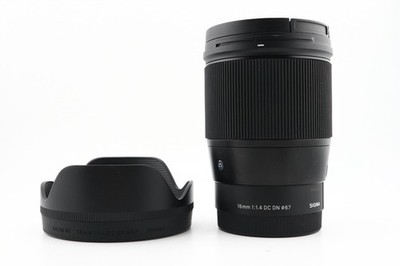 Sigma 16mm f/1.4 DC DN Contemporary Lens Sony E Mount 53954217 Very Good