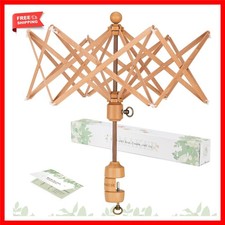 Wooden Yarn Swift Umbrella Winder - Crochet Knitting Accessories, Perfect Gift