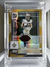 2025 Panini Jersey Fusion Adam Trautman Game Used Ball /7 SSP NO Saints Insert
