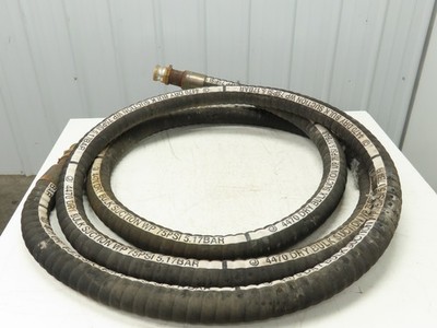Jason 4470 Dry Bulk Material Suction Hose 2'' ID x 25' 6'' Gum Rubber 75 PSI