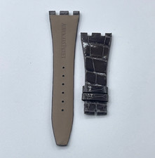 Audemars Piguet Royal Oak lady cinturino alligator strap grigio grey 24/16mm
