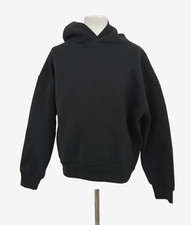 Seventh Men's V2 Hoody Size M Night Black Heavy Jersey Rib Waist L/sleeve New