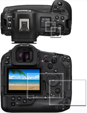 2Pcs Screen Protector for Canon EOS R1/Eosr1 2Pcs Top Glass Screen Protector,