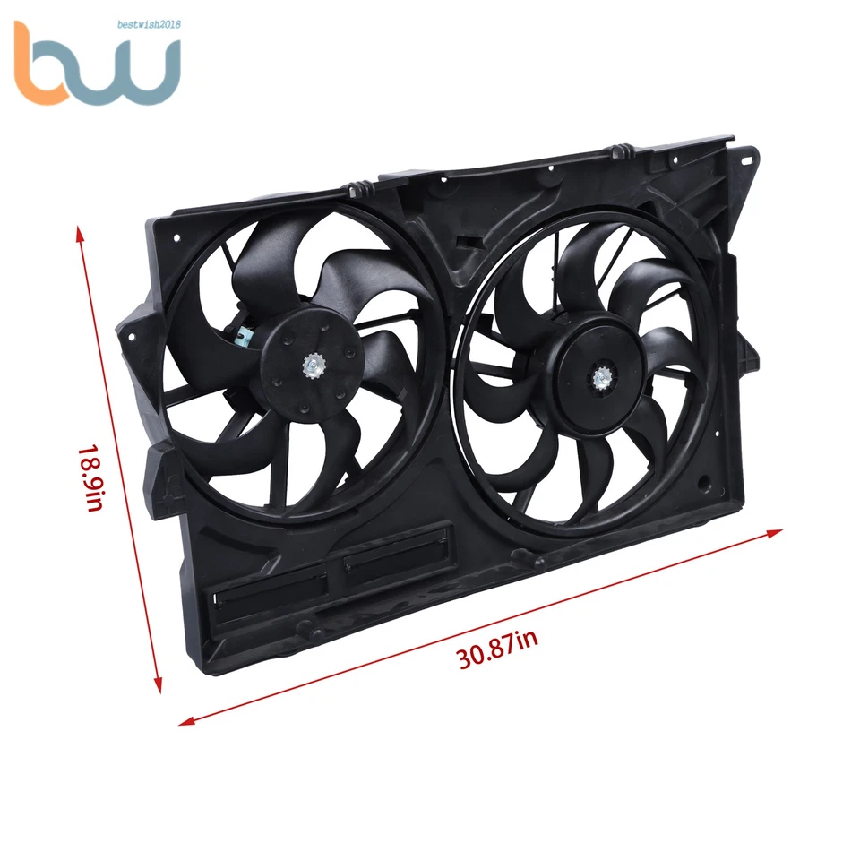 For 2013-2016 Lincoln MKS 2013-2019 Ford Taurus DG1Z8C607C New A/C Radiator Fan - Image 2 of 4