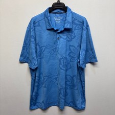 Tommy Bahama Island Zone Men Golf Polo Shirt XXL 2XL Floral C071 -5