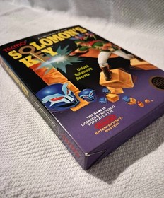 Solomon's Key Complete Nintendo Nes Game CIB Poster Very Good Condition 