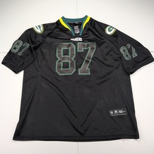 Jordy Nelson Green Bay Packers Football Jersey Nike On Field Size 56 Black NFL