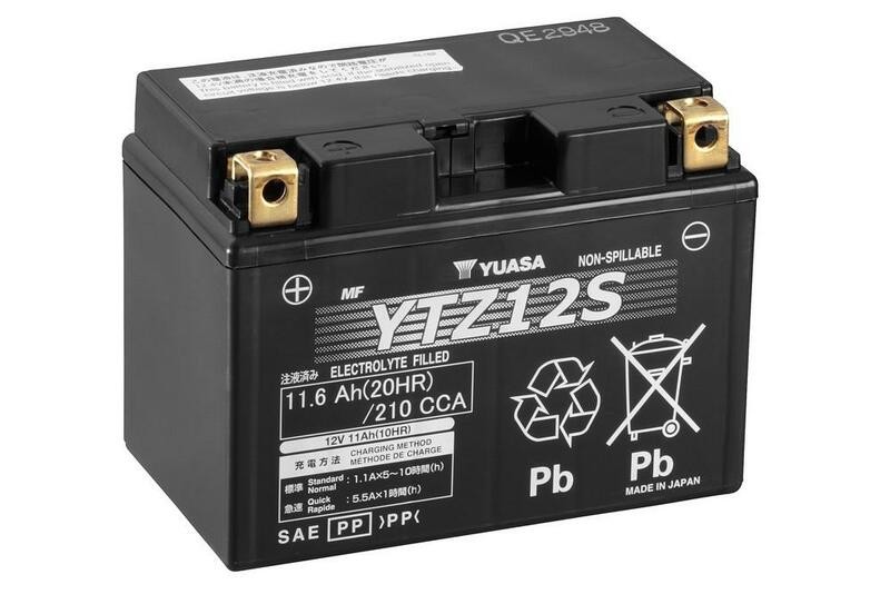 Batterie moto YUASA YTZ12S résout les problèmes de démarrage à froid