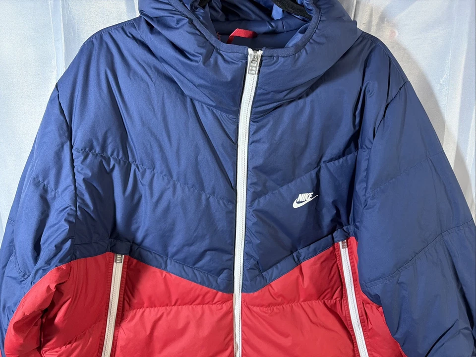Nike Storm-FIT Windrunner Down Fill Puffer Red Jacket Men's Size XL DD6795-410 - Image 2 of 4