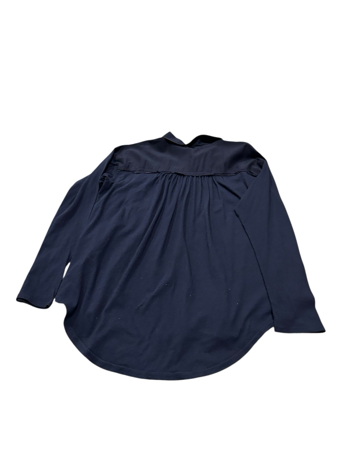 Splendid Navy Paige Button Down Small - image 6