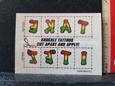 Temporary Tattoo New On Card Various Designs Available Will Combine Shipping