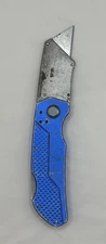 Gordon Folding Lock Back Utility Knife  Blue