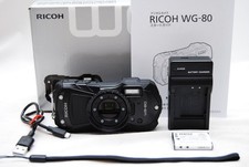 Excellent Condition RICOH WG 80 BLACK Professional Waterproof Digital Camera 14m