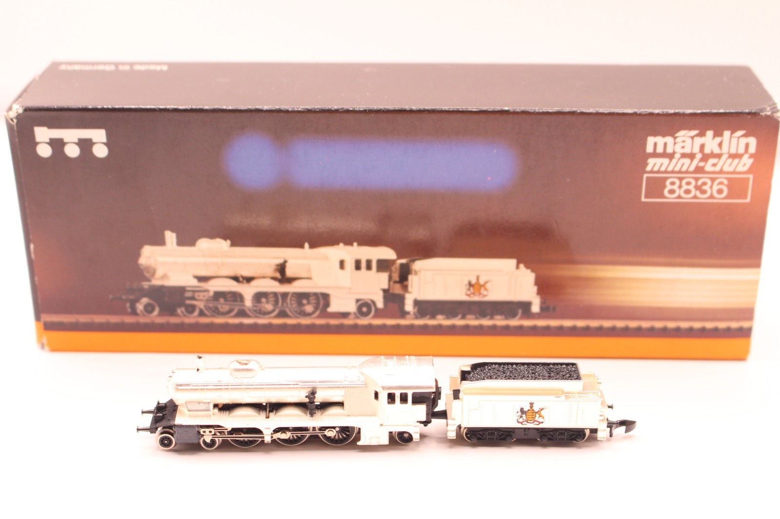 Märklin 8836 Z Gauge Silver Plated Steam Locomotive BR C