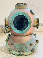 Full 18" Taucherhelm Navy Mark V Deep Sea Divers Antik Taucherhelm Scuba