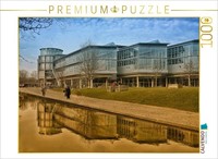 Calvendo Puzzle Neue UniversitäTsbibliothek | 1000 Teile Lege-GrößE 64 × 48 Cm F