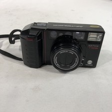 Minolta AF-Tele Quartz Date Point Shoot 35mm Film Camera From JAPAN- As Is