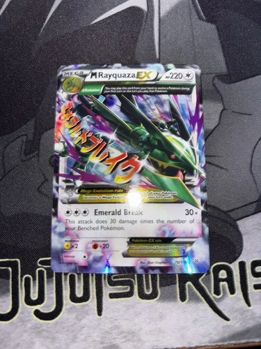 Pokémon TCG M Rayquaza EX Full Art Ultra Rare 76/108 2015 XY Roaring Skies