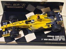 Minichamps Jordan Ford EJ13 Giancarlo Fisichella ModelCar 1st Win Brazilian GP