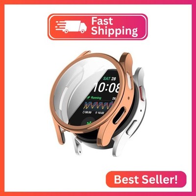 Screen Protector Case Fit for Samsung Galaxy Watch 7, Full Coverage Soft TPU Cas