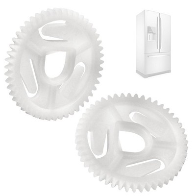 2PCS Icemaker Drive Gear For Frigidaire FRS26H5ASB8 FRS26RLECS0 FRS26LH5DS2