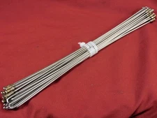 Swiss DT Champion 16 x 294 + 16 x 296 mm x 2.0 mm / 14 ga Stainless Steel Spokes