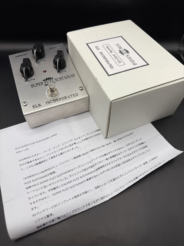 ギター ELK SUPER FUZZ SUSTAINER Limited SUPER FUZZ SUSTAINAR Limited [フェクター / ファズ] - ELK