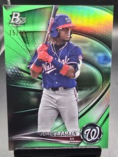 2022 Bowman Platinum #TOP-46 Jordy Barley Top Prospects Green #/99