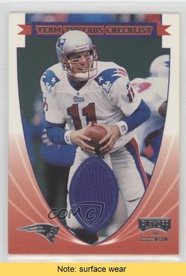 1999 Playoff Momentum SSD Team Thread Checklist Drew Bledsoe #TTC02 READ 0q3