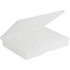 Plano 5324-30 Compartment Box With 24 Compartments, Plastic, 2 1/4 In H X 14