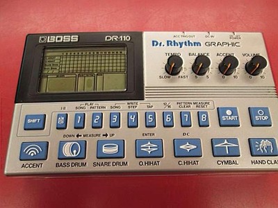 Gebrauchte Boss Dr. Rhythm DR-110 Graphic Analog Drum Machine