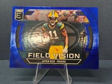 2025 Donruss Elite Blue Field Vision  Jayden Reed /75 Green Bay Packers