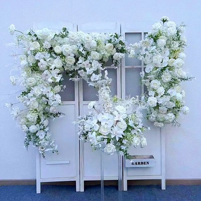 Hochzeit Bogen Gesteck Kunstblumen Hortensie Baby Atem Blume Reihe T-S