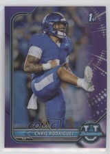 2021-22 Bowman U Chrome Prospects Purple Refractor Chris Rodriguez Jr #20 1u6