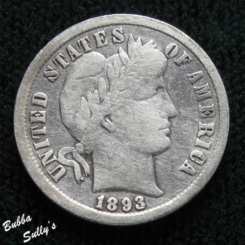 1893-O Barber Dime — photo from another recent sale