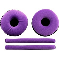 Polsterset Velour für Sennheiser HD-25 viole...