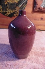 Vintage 6.5 Handcrafted Burgundy Glazed Stone...