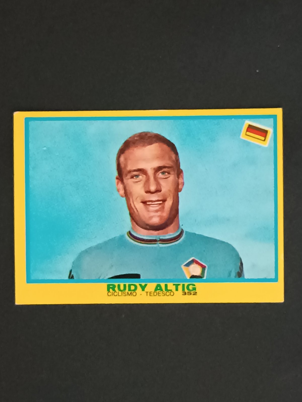 Figurina I Campionissimi Mira 1968 Rec. # 352 Rudy Altig Ciclismo Tedesco