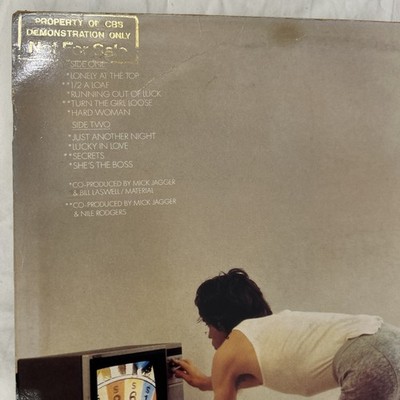 PROMO Mick Jagger - She's The Boss UK EX vinyl LP 86310 CBS