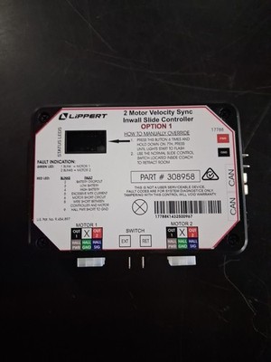 LIPPERT 2 MOTOR VELOCITY SYNC INWALL SLIDE CONTROLLER  308958