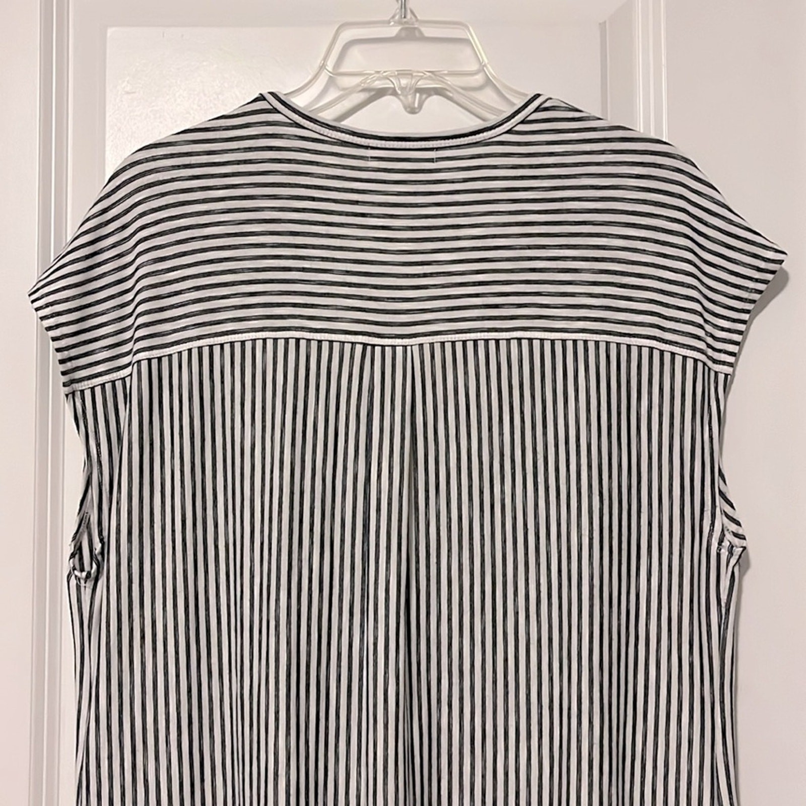 Max Studio Striped Button Down Top - image 7
